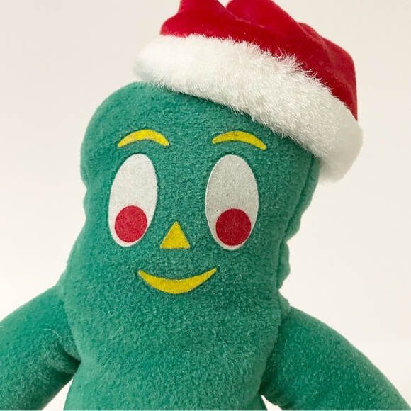 Vintage 1996 Christmas Gumby Santa 14" Plush Trendmasters Toy - Picture 15 of 16